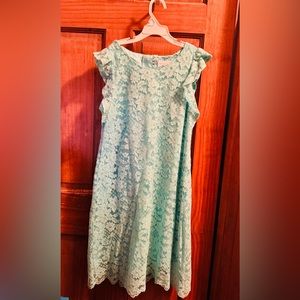 Girls mint green dress